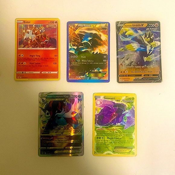 ENTEI SINGLE STRIKE GENESECT TEAM PLASMA RAPID STRIKE URSHIFU V & others